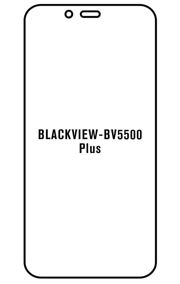 Blackview BV5500 Plus Přední Hydrogel ochranná fólie