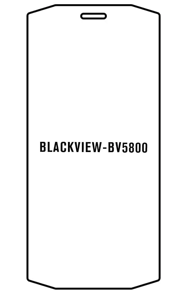 Blackview BV5800 Přední Hydrogel ochranná fólie