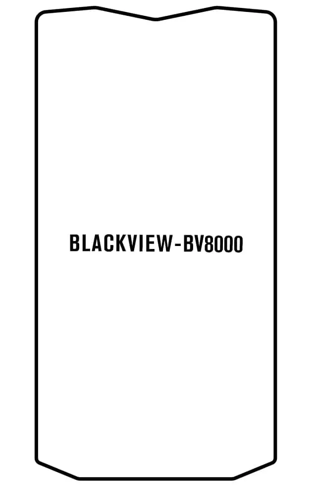 Blackview BV8000 Přední Hydrogel ochranná fólie