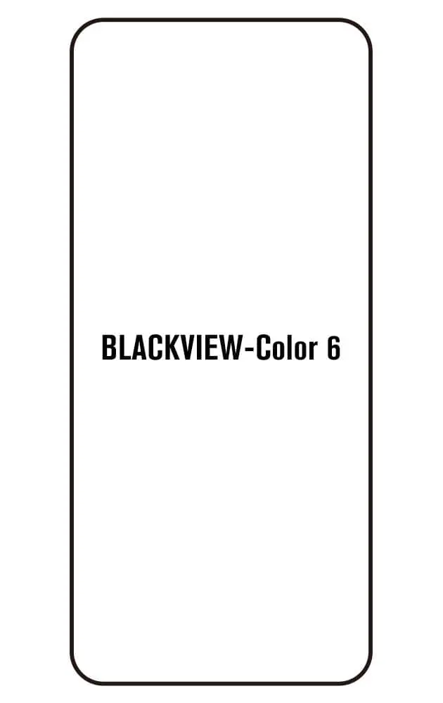 Blackview Color 6 Přední Hydrogel ochranná fólie