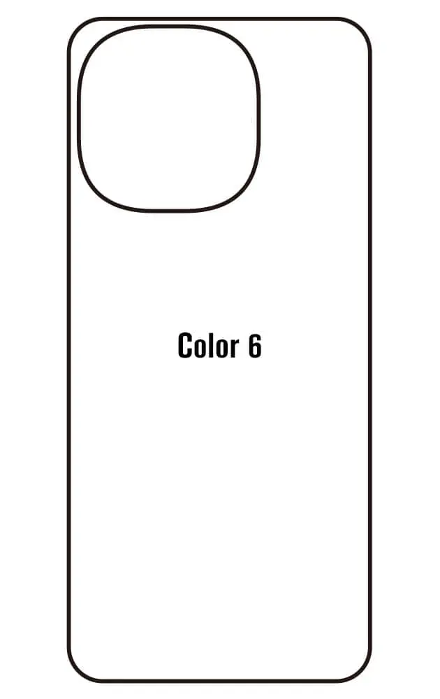 Blackview Color 6 Zadní Hydrogel ochranná fólie