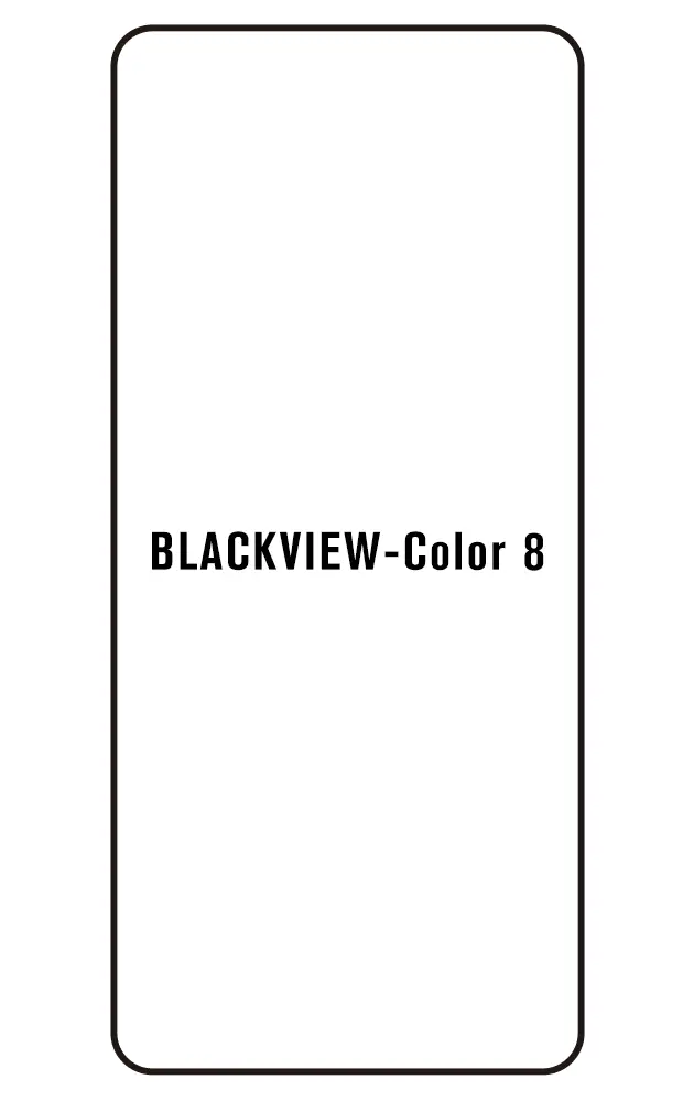 Blackview Color 8 Přední Hydrogel ochranná fólie