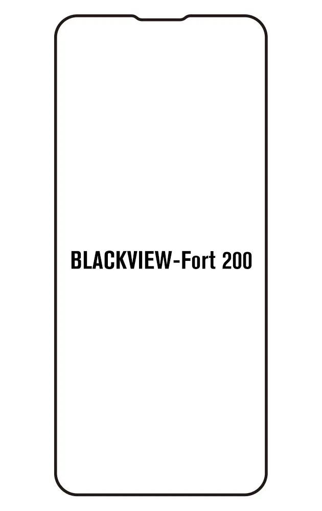Blackview Fort 200 Přední Hydrogel ochranná fólie