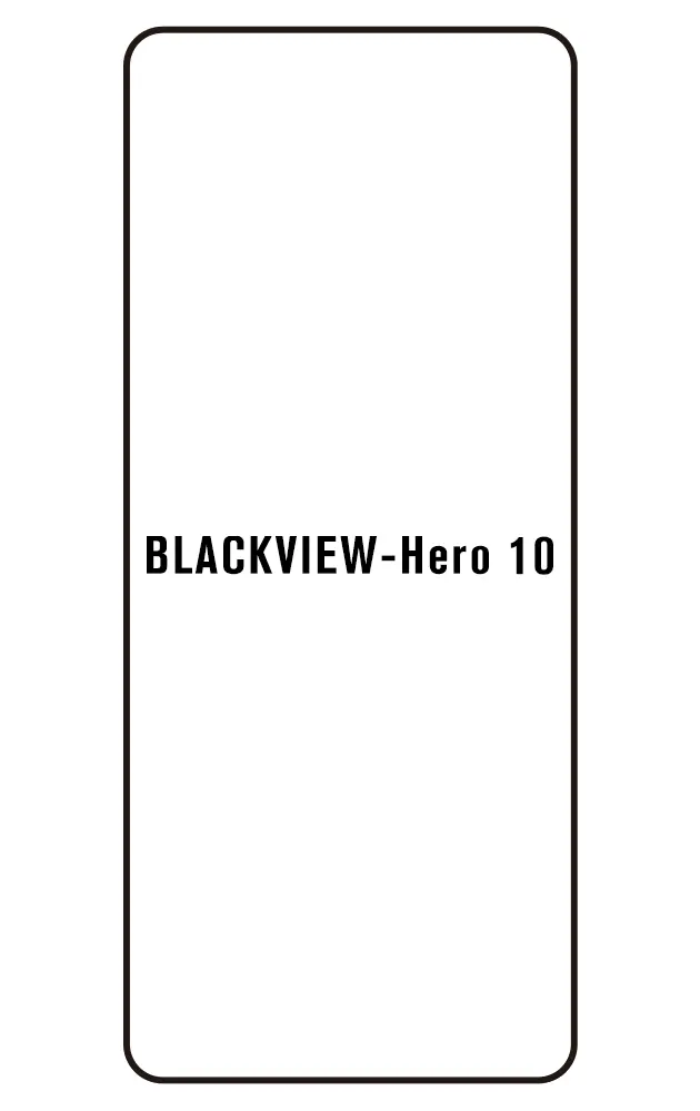 Blackview Hero 10 Přední Hydrogel ochranná fólie