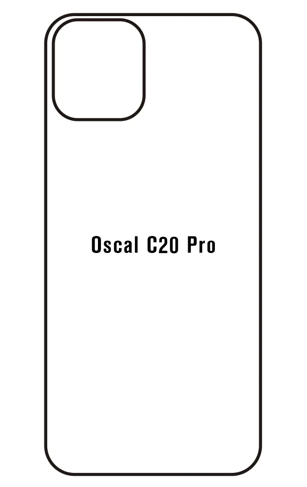Blackview Oscal C20 / Oscal C20 Pro Zadní Hydrogel ochranná fólie