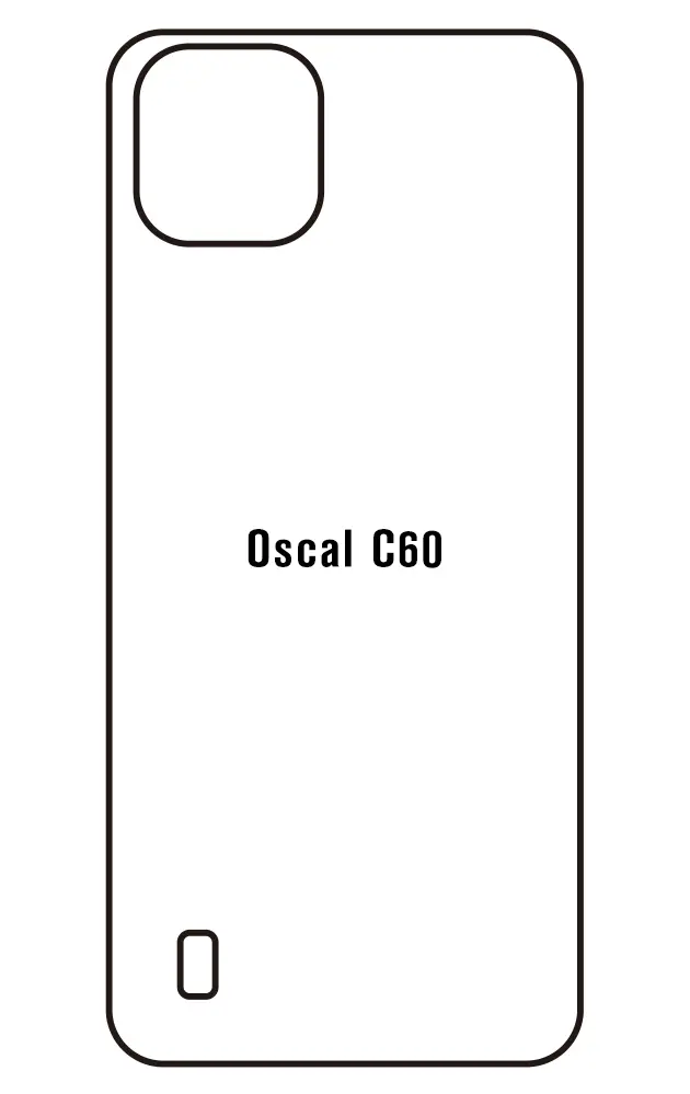 Blackview Oscal C60 Zadní Hydrogel ochranná fólie