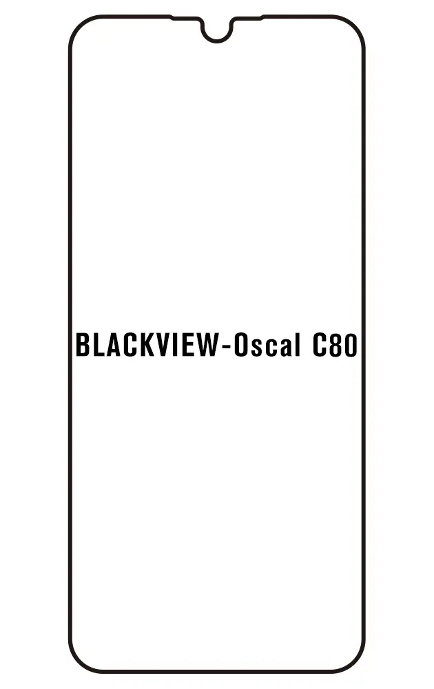 Blackview Oscal C80 Přední Hydrogel ochranná fólie