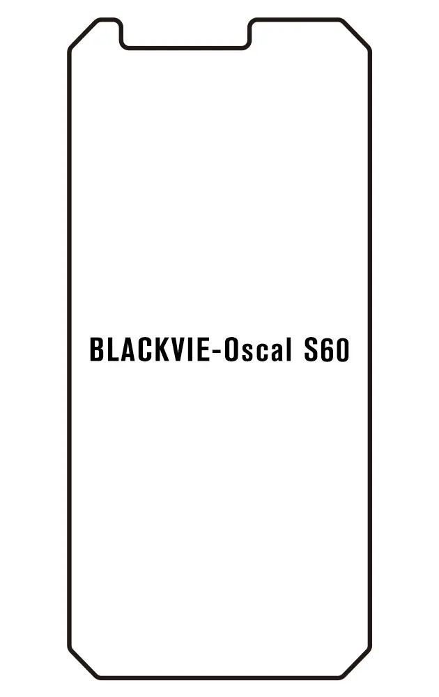 Blackview Oscal S60 / Oscal S60 Pro Přední Hydrogel ochranná fólie