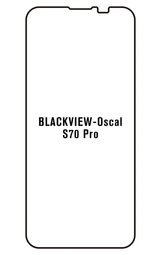 Blackview Oscal S70 Pro Přední Hydrogel ochranná fólie