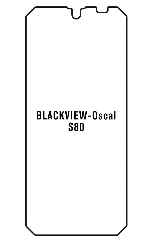 Blackview Oscal S80 Přední Hydrogel ochranná fólie
