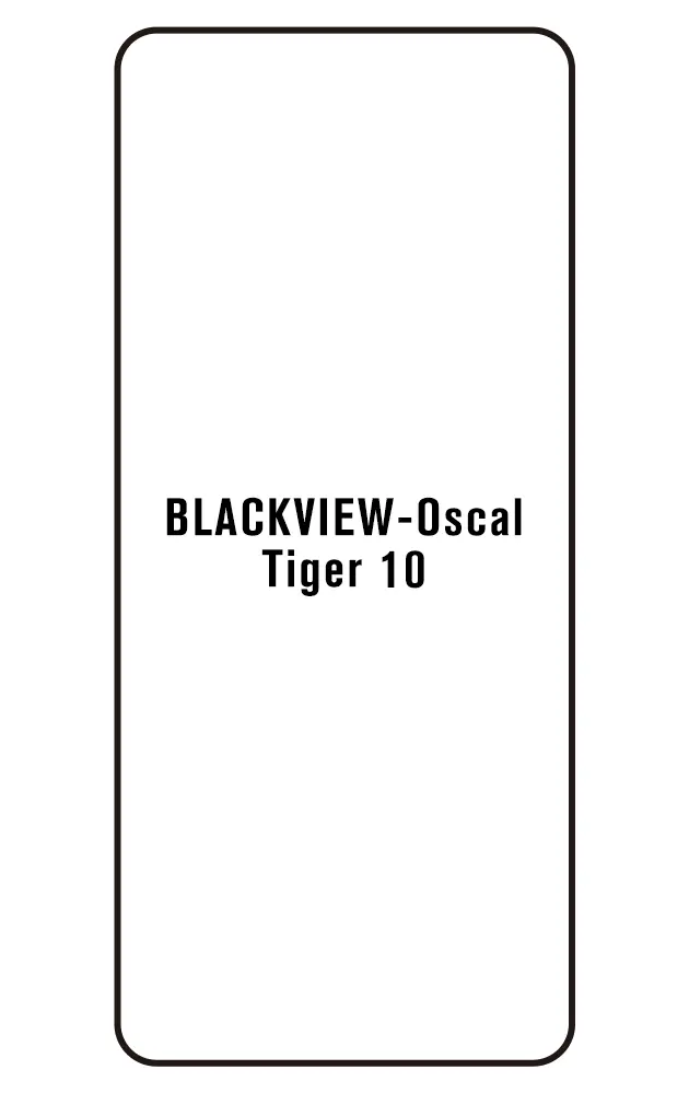 Blackview Oscal Tiger 10 Přední Hydrogel ochranná fólie