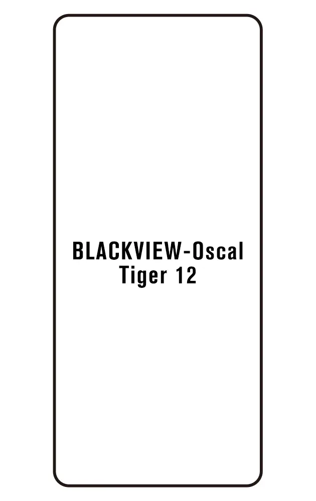 Blackview Oscal Tiger 12 Přední Hydrogel ochranná fólie