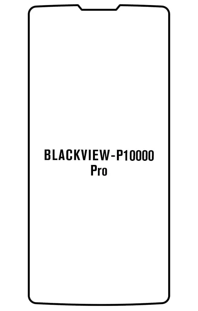 Blackview P10000 Pro Přední Hydrogel ochranná fólie