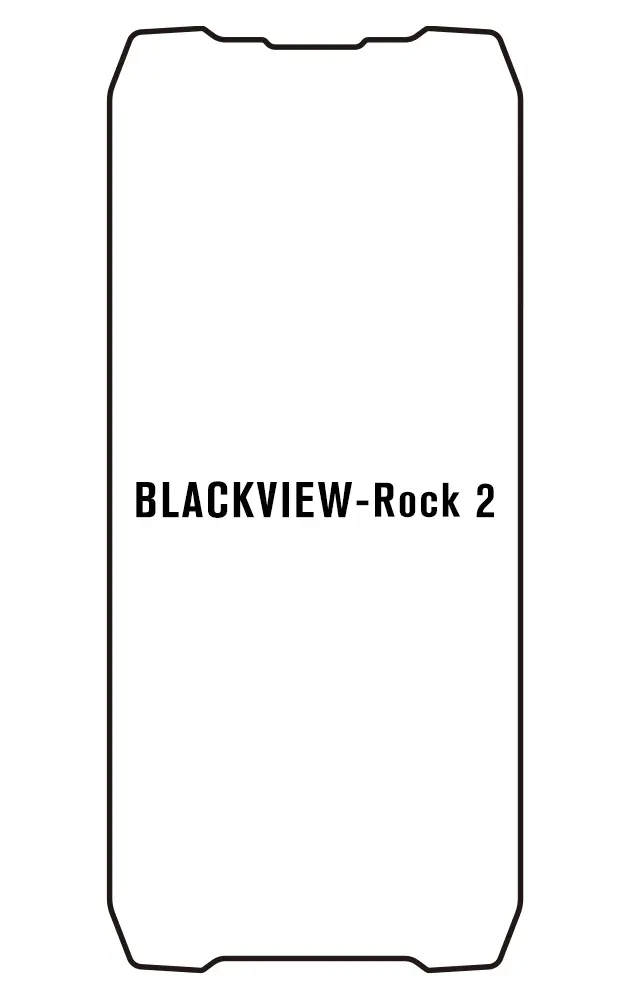 Blackview Rock 2 Přední Hydrogel ochranná fólie