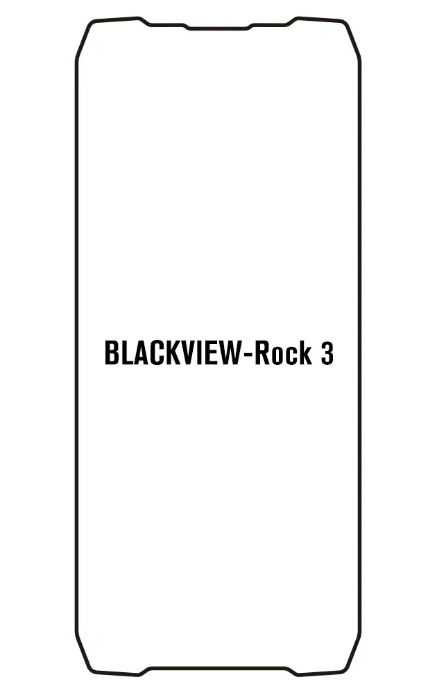 Blackview Rock 3 Přední Hydrogel ochranná fólie