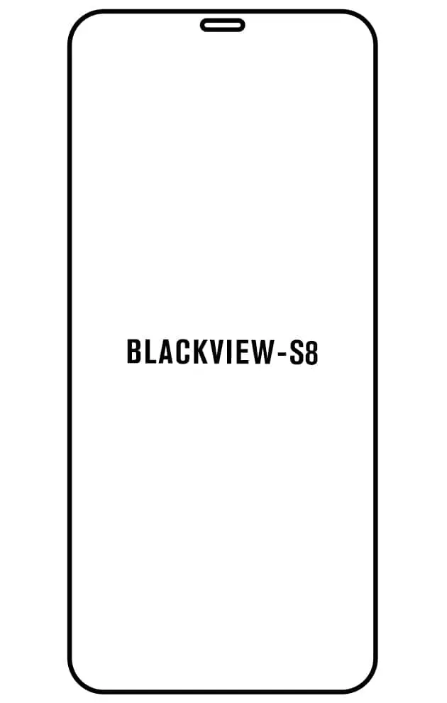 Blackview S8 Přední Hydrogel ochranná fólie