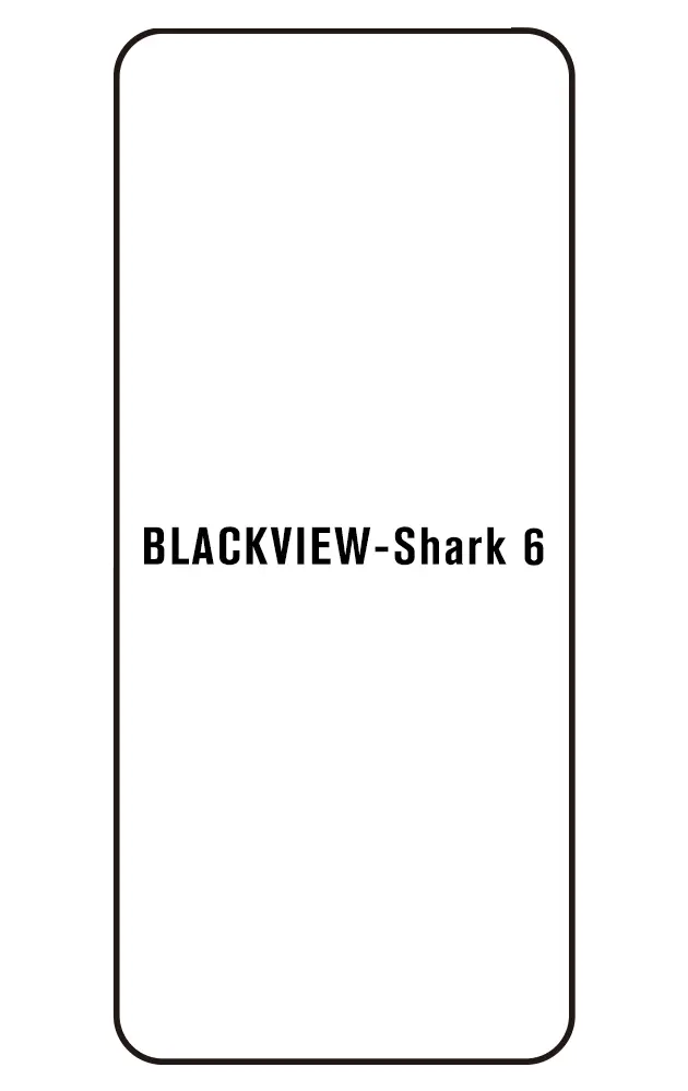 Blackview Shark 6 Přední Hydrogel ochranná fólie