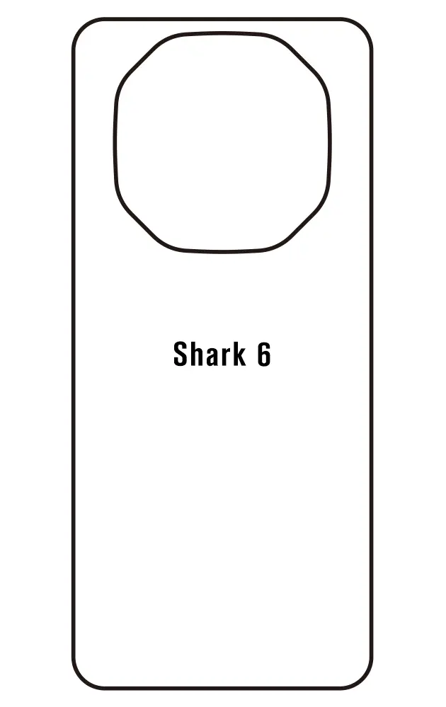 Blackview Shark 6 Zadní Hydrogel ochranná fólie