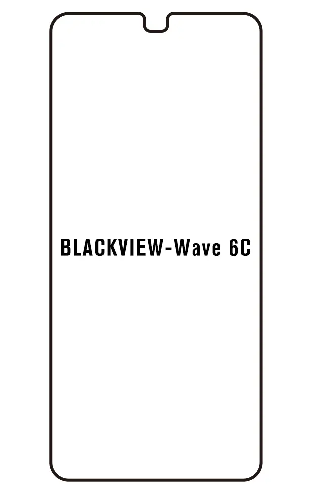 Blackview Wave 6C Přední Hydrogel ochranná fólie