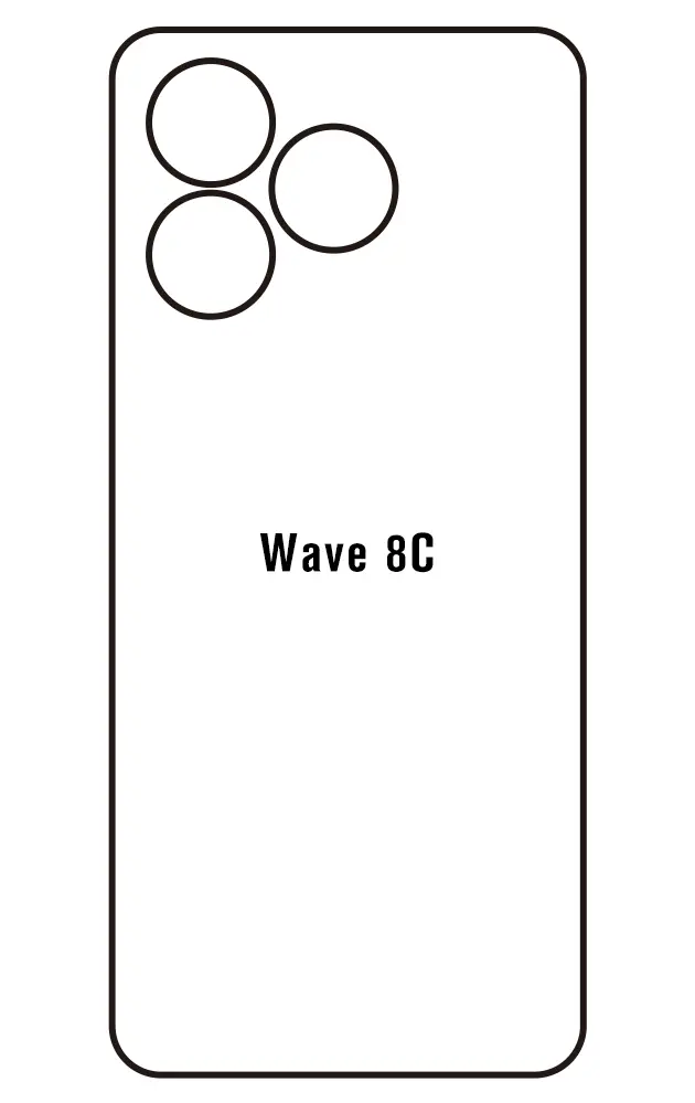 Blackview Wave 8C Zadní Hydrogel ochranná fólie