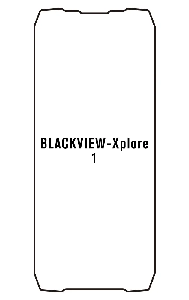 Blackview Xplore 1 Přední Hydrogel ochranná fólie
