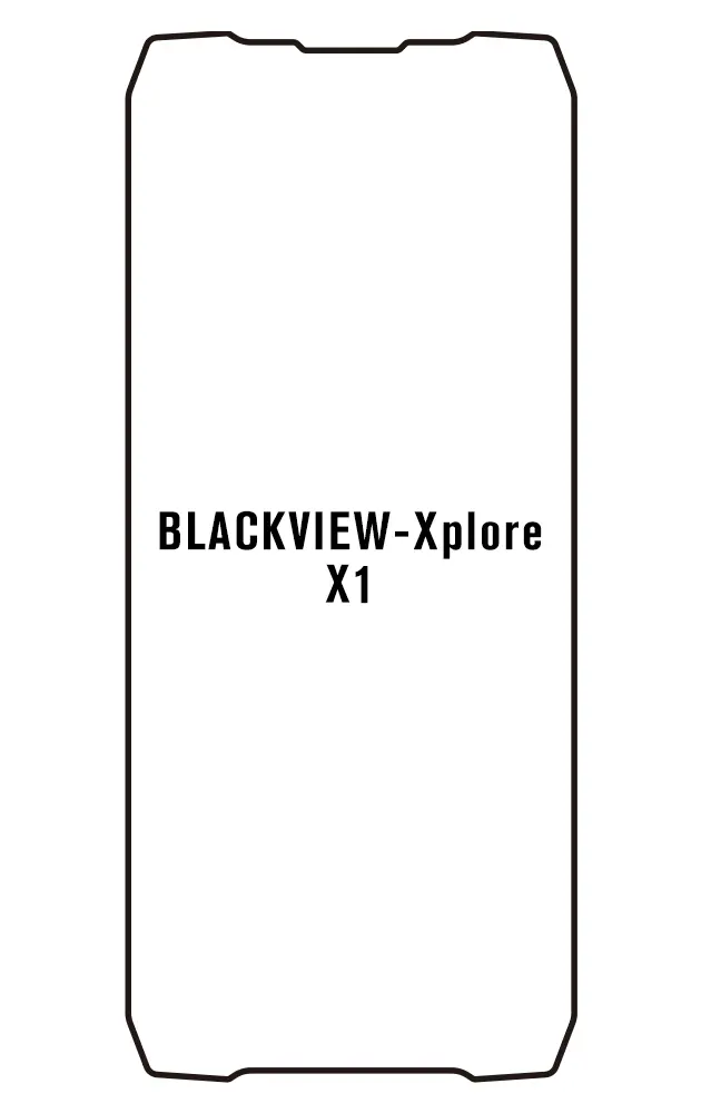 Blackview Xplore X1 Přední Hydrogel ochranná fólie