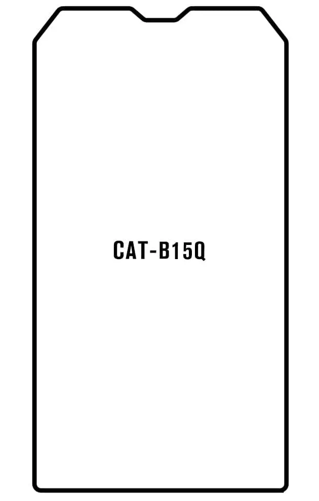 CAT B15Q Přední Hydrogel ochranná fólie