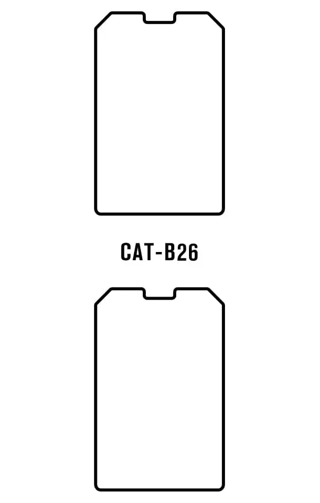 CAT B26 Přední Hydrogel ochranná fólie