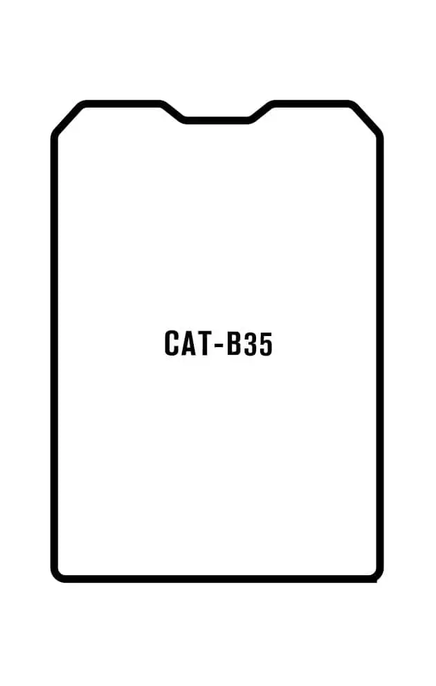 CAT B35 Přední Hydrogel ochranná fólie