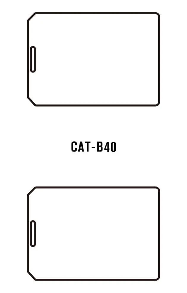 CAT B40 Přední Hydrogel ochranná fólie