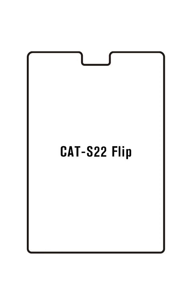 CAT S22 Flip Přední Hydrogel ochranná fólie