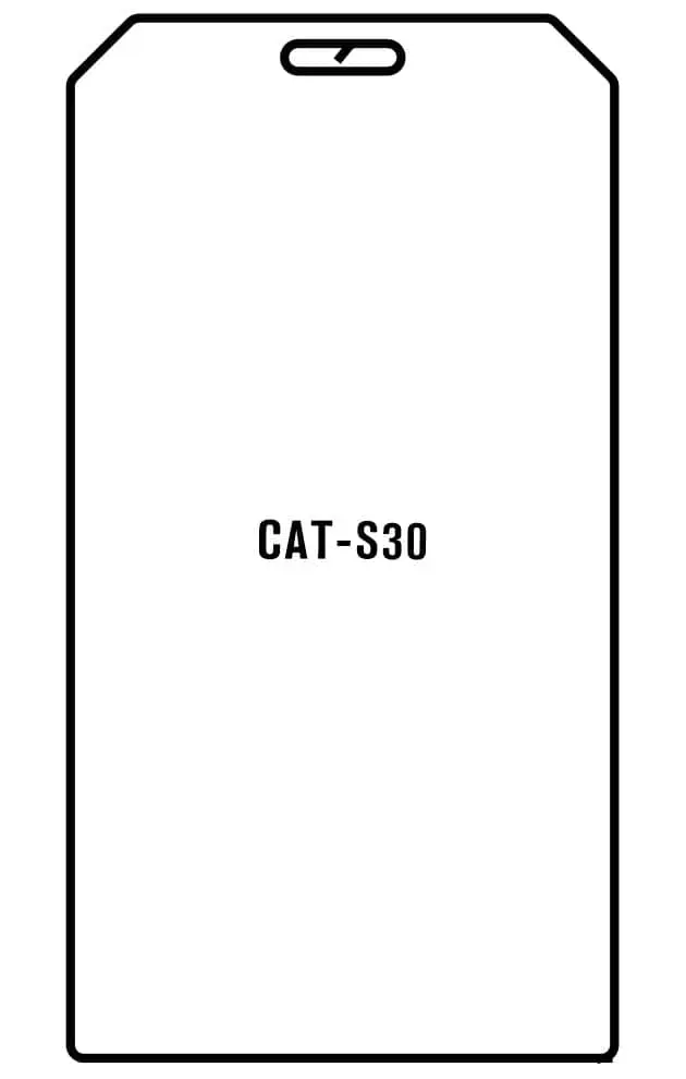 CAT S30 Přední Hydrogel ochranná fólie