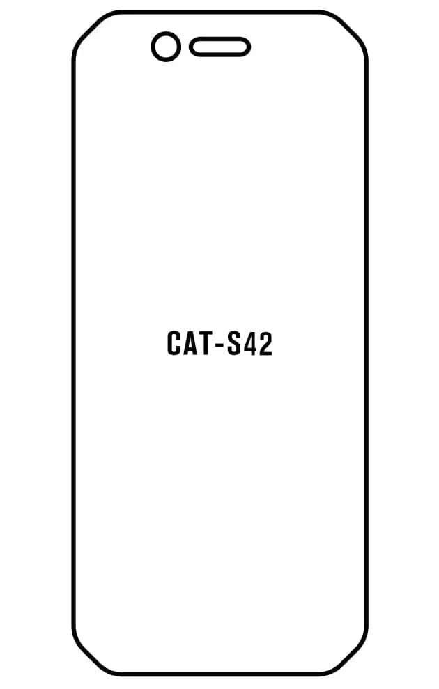 CAT S42 Přední Hydrogel ochranná fólie