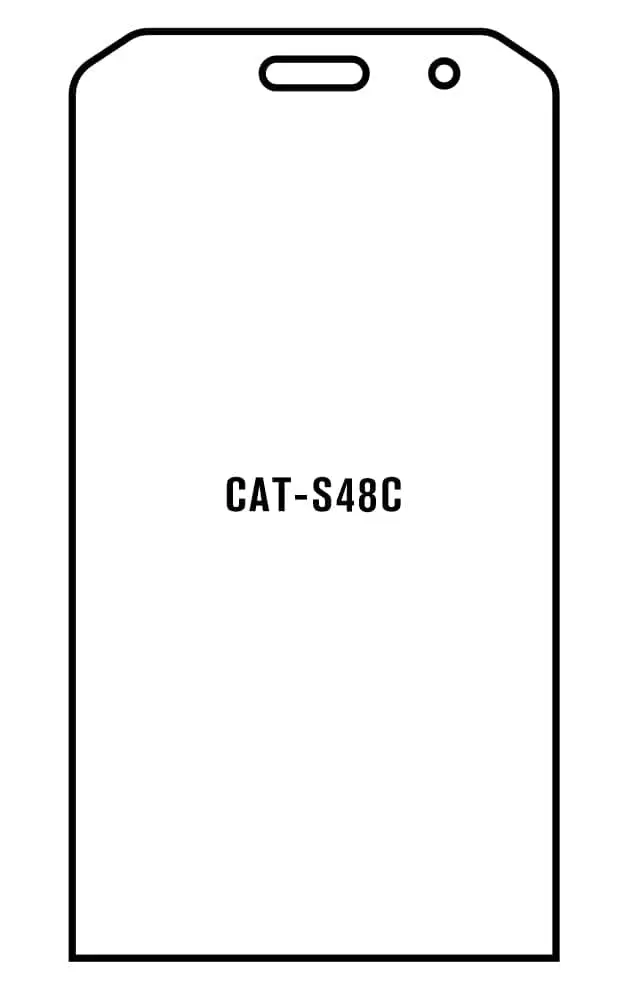 CAT S48C Přední Hydrogel ochranná fólie