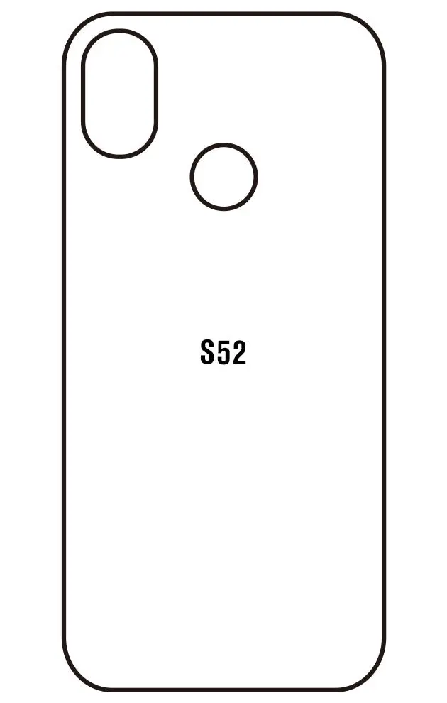 CAT S52 Zadní Hydrogel ochranná fólie