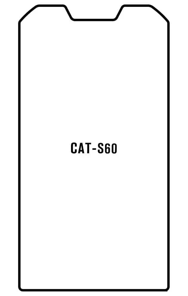 CAT S60 Přední Hydrogel ochranná fólie