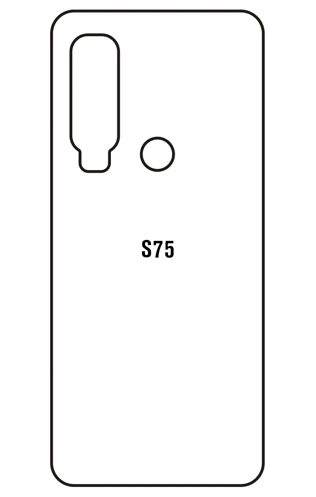 CAT S75 Zadní Hydrogel ochranná fólie