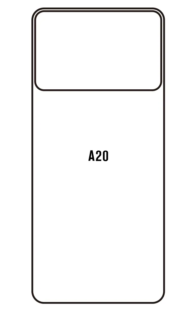 Cubot A20 Zadní Hydrogel ochranná fólie