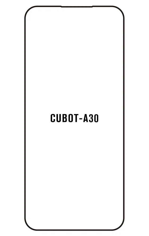 Cubot A30 Přední Hydrogel ochranná fólie