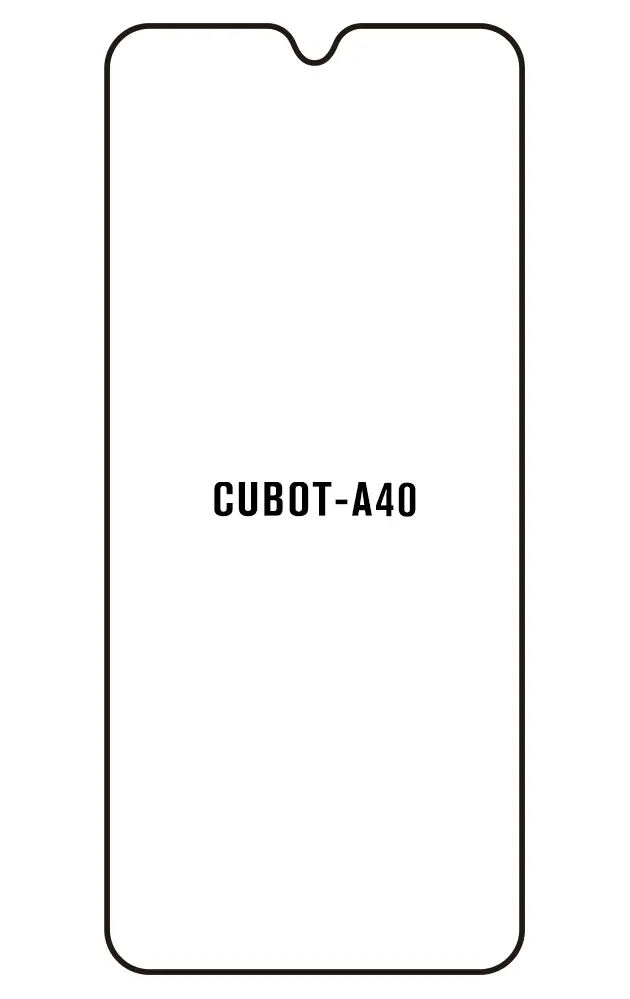Cubot A40 Přední Hydrogel ochranná fólie