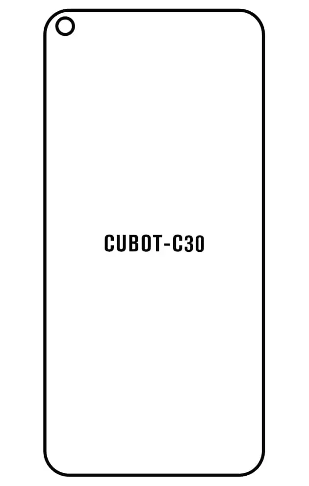 Cubot C30 Přední Hydrogel ochranná fólie