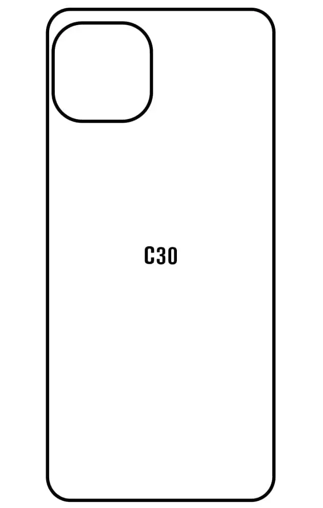 Cubot C30 Zadní Hydrogel ochranná fólie