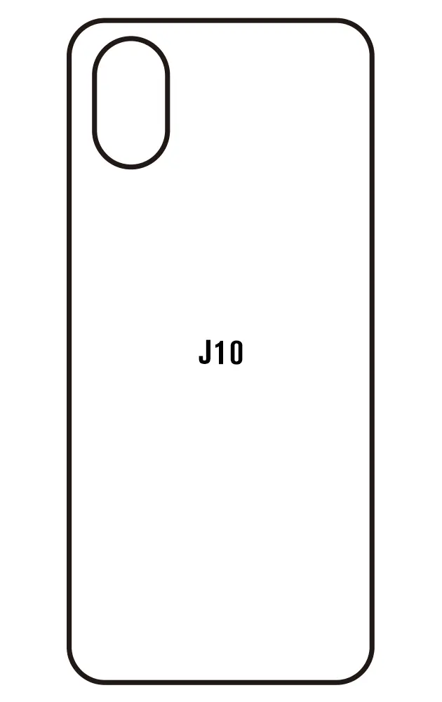 Cubot J10 Zadní Hydrogel ochranná fólie