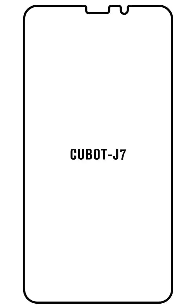 Cubot J7 Přední Hydrogel ochranná fólie