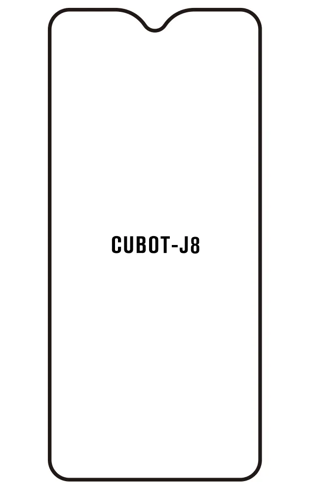 Cubot J8 Přední Hydrogel ochranná fólie