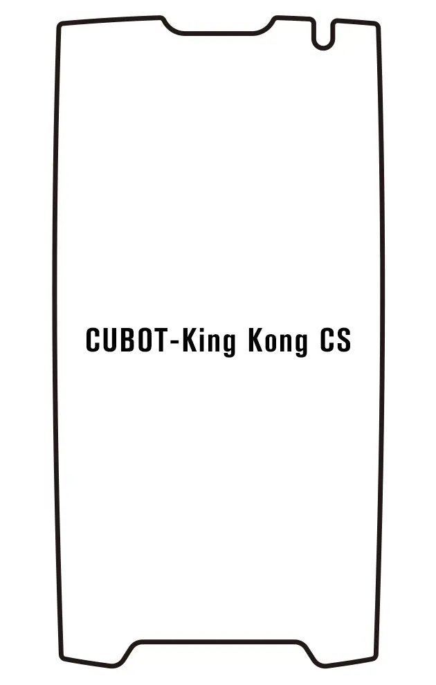 Cubot King Kong CS Přední Hydrogel ochranná fólie
