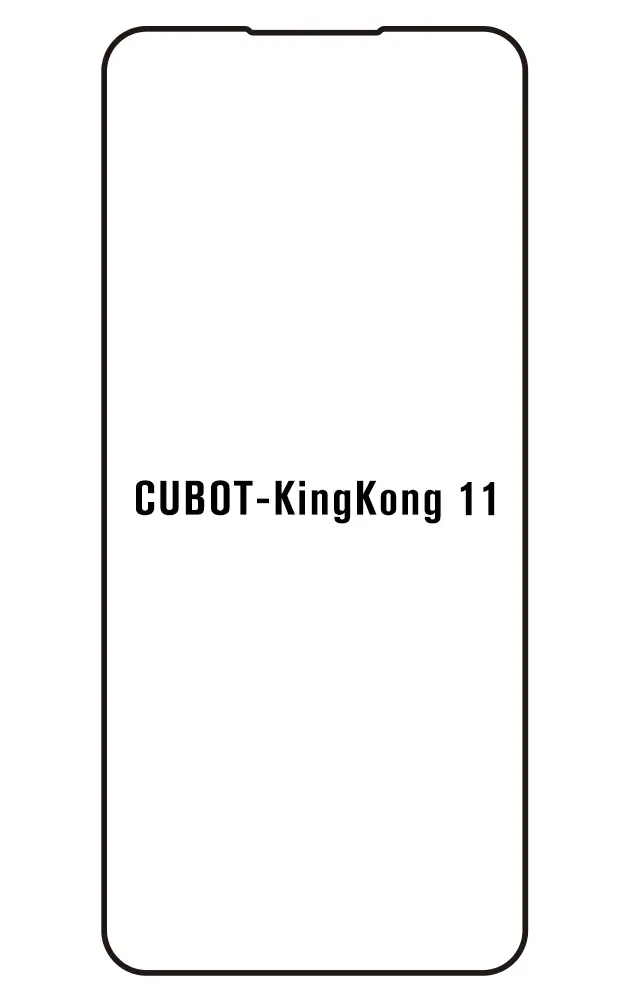 Cubot KingKong 11 Přední Hydrogel ochranná fólie