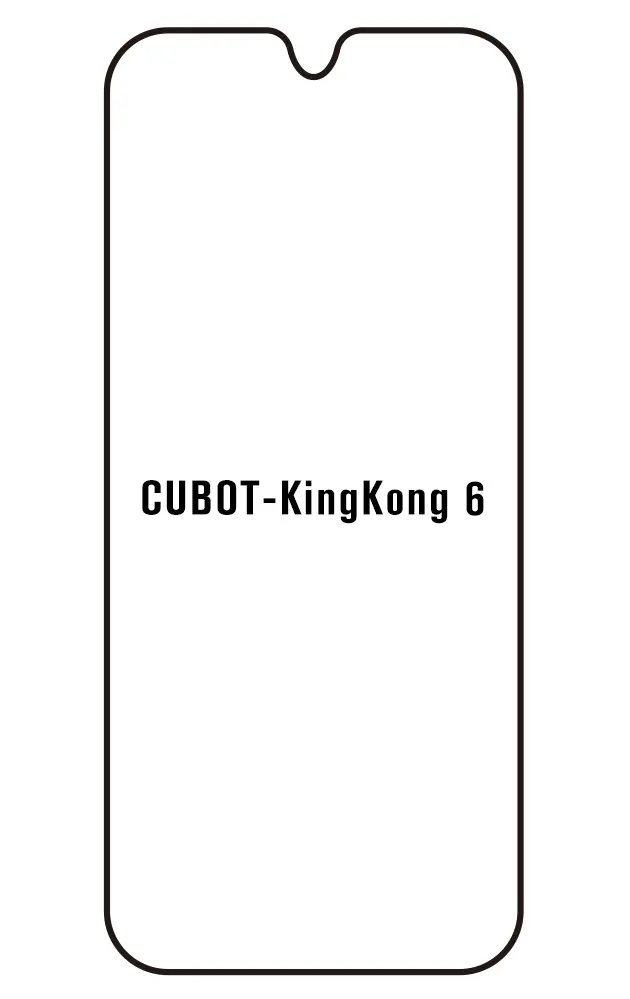 Cubot KingKong 6 Přední Hydrogel ochranná fólie