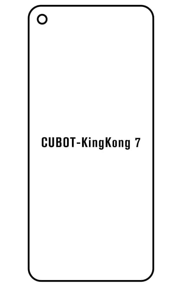 Cubot KingKong 7 Přední Hydrogel ochranná fólie