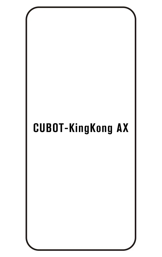 Cubot KingKong AX Přední Hydrogel ochranná fólie